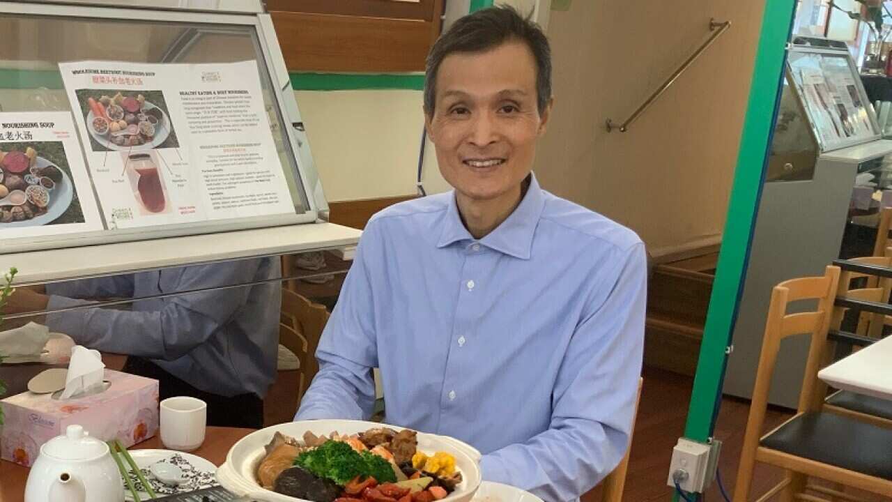 Collin Feng, owner of Green Gourmet