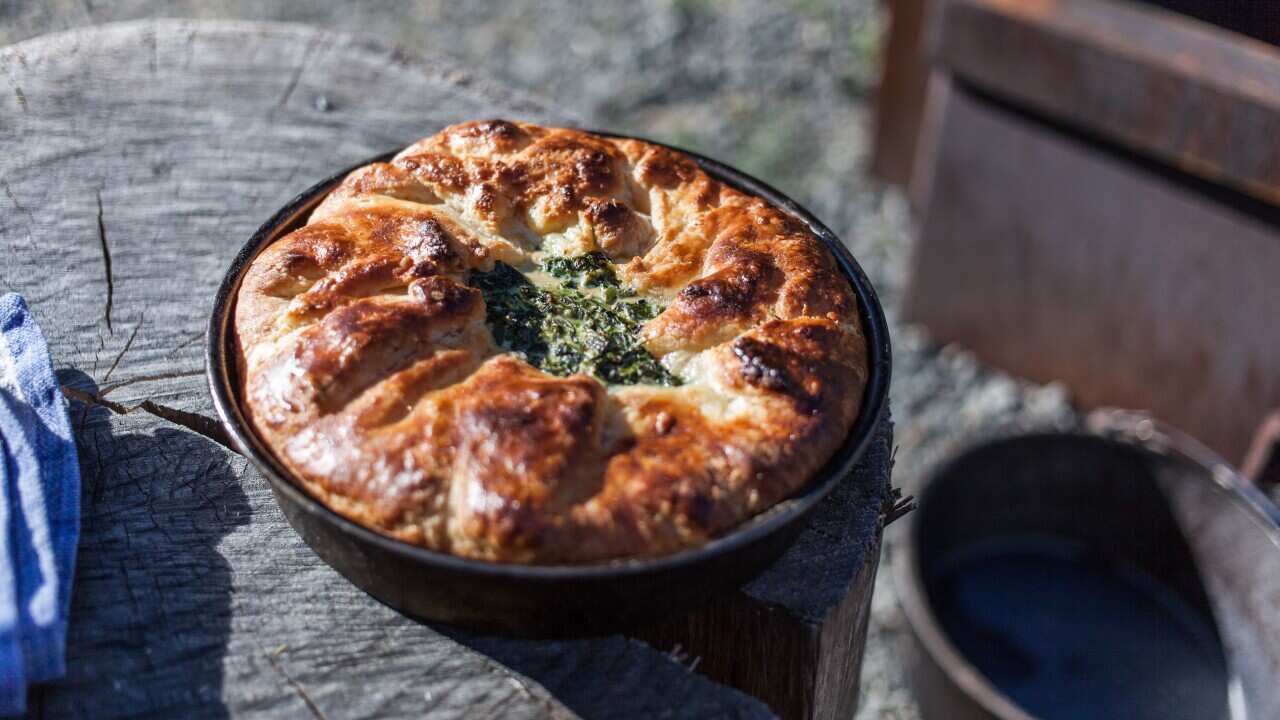 Leafy greens pie