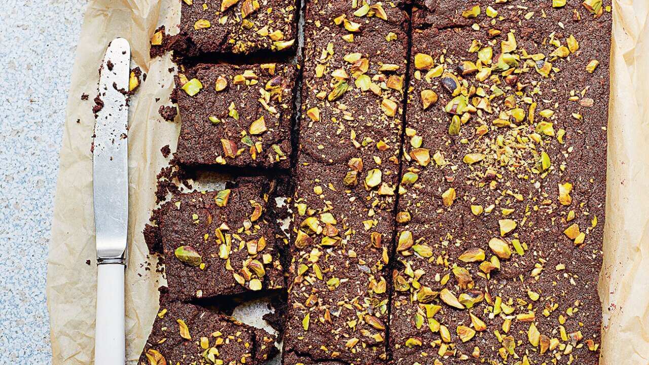 Pistachio brownies