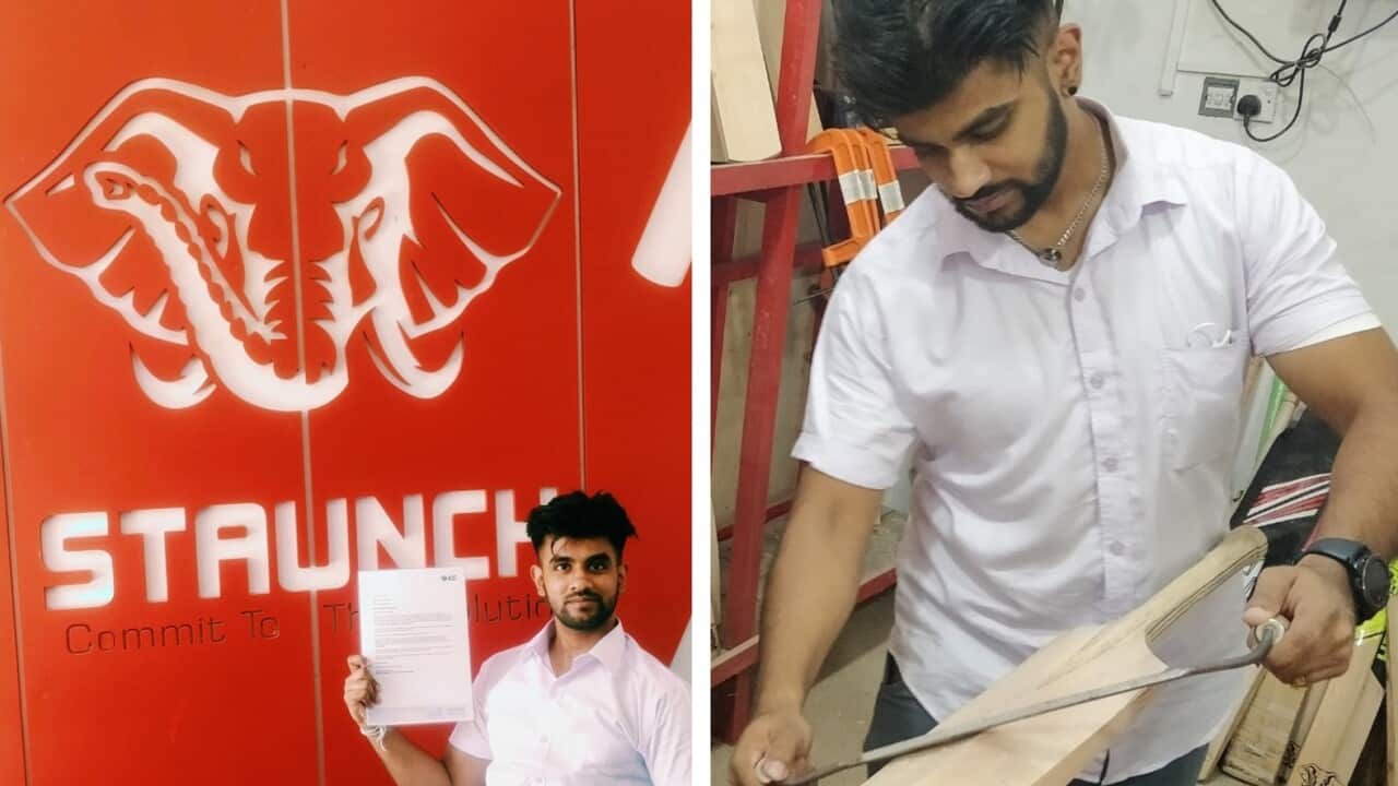 The young man who born and raised in Australia went to Sri Lanka to manufacture cricket bats with ICC approval