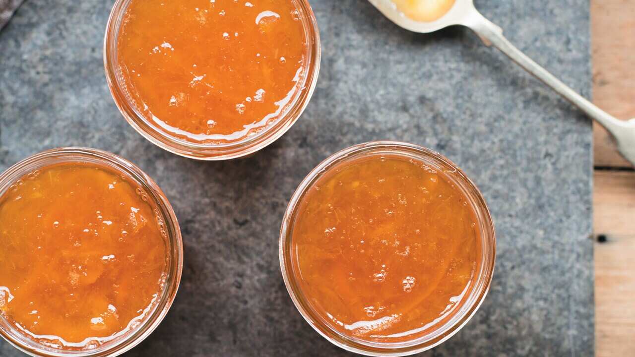 Sweet orange jam