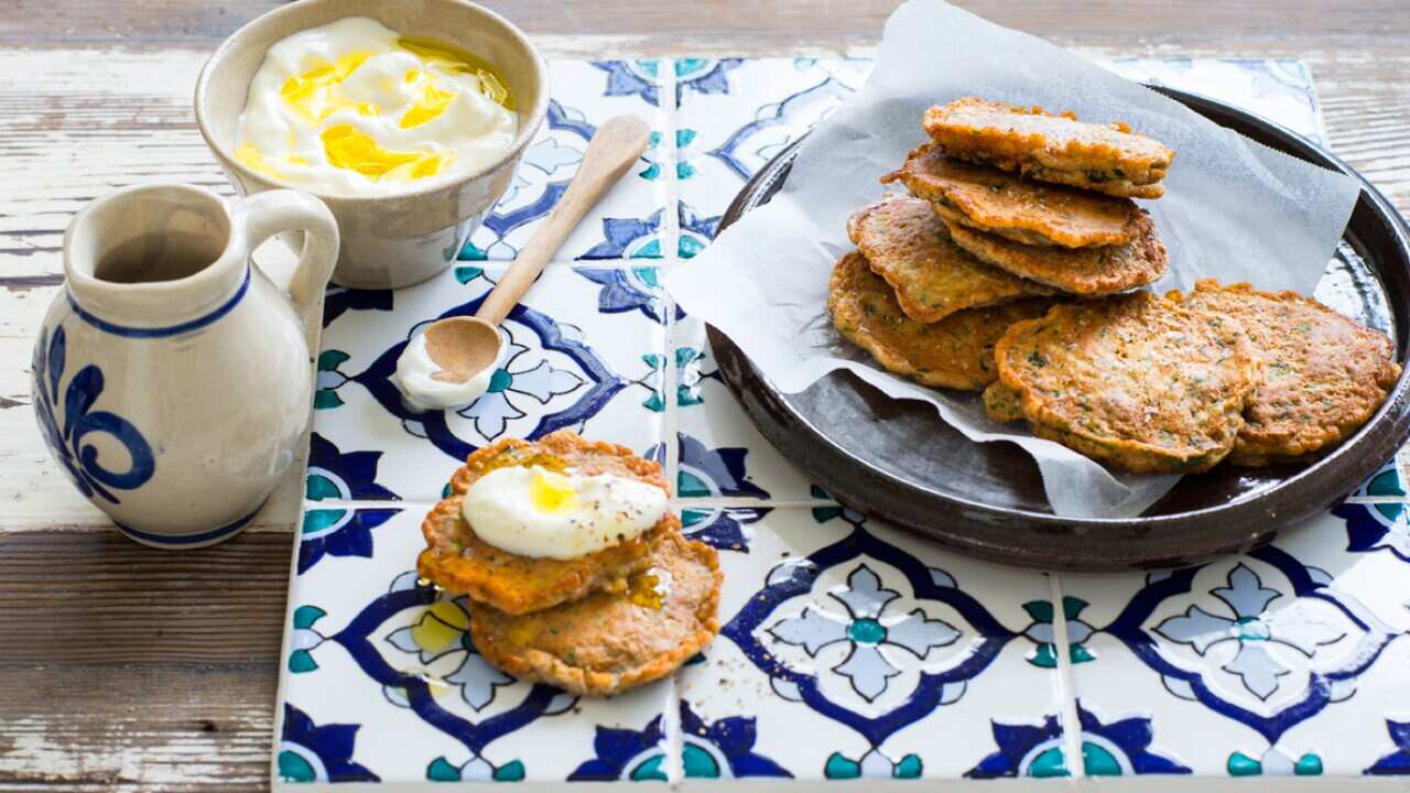 Zucchini frittters