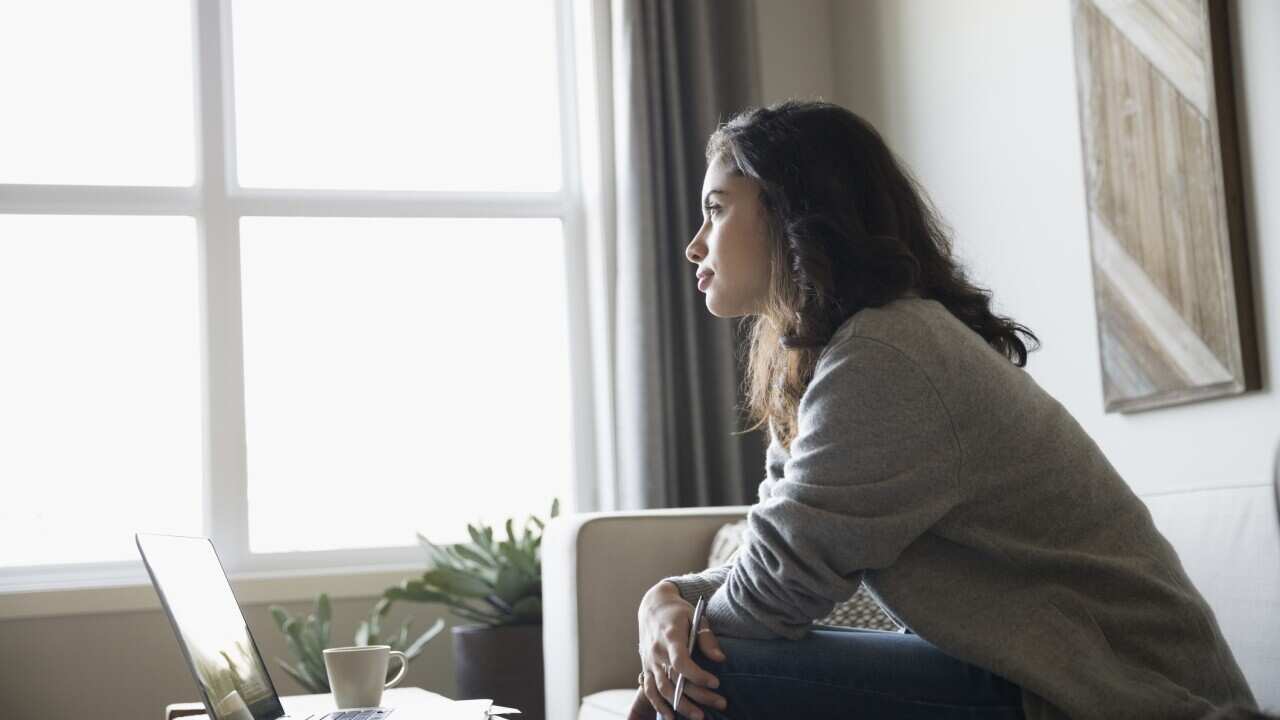 Pensive young woman 