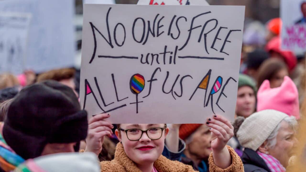 The Womens Unity Rally in New York