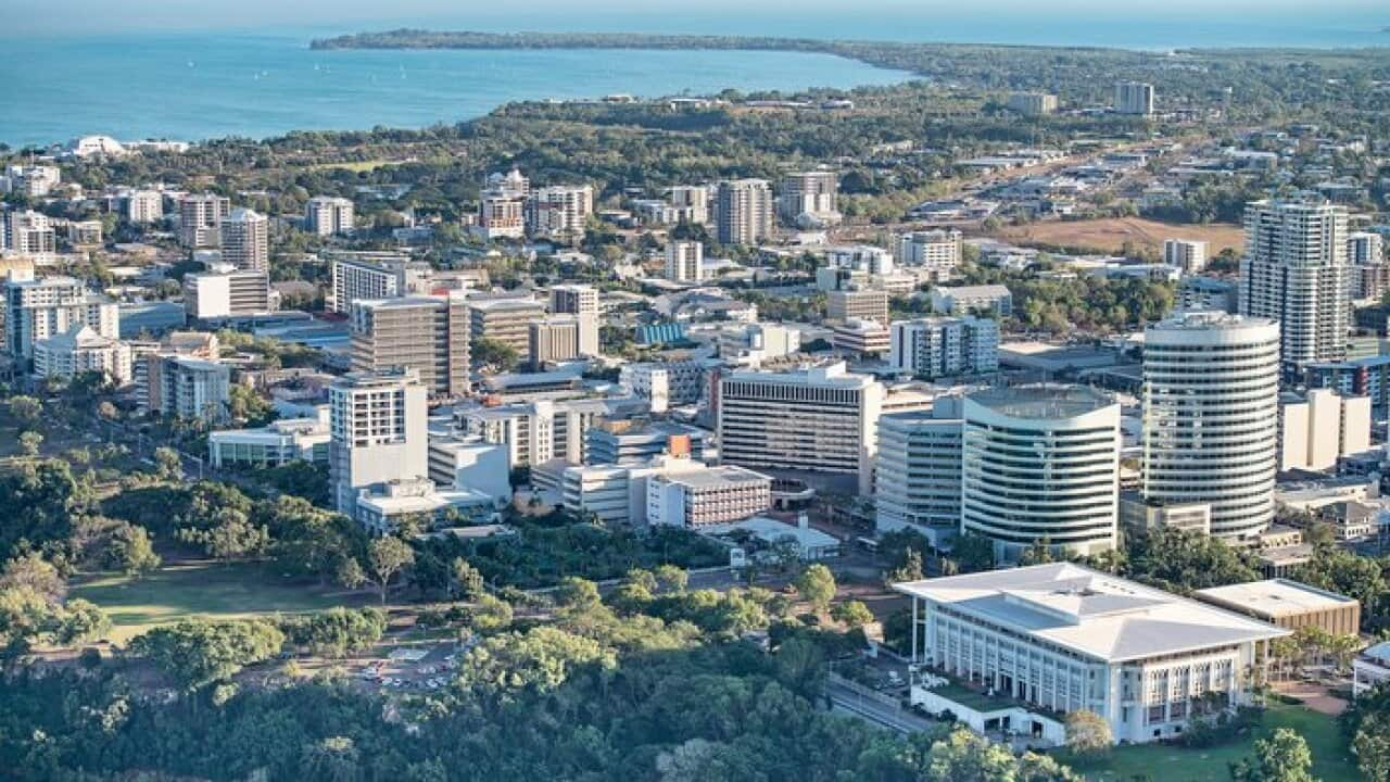 Darwin city aerials