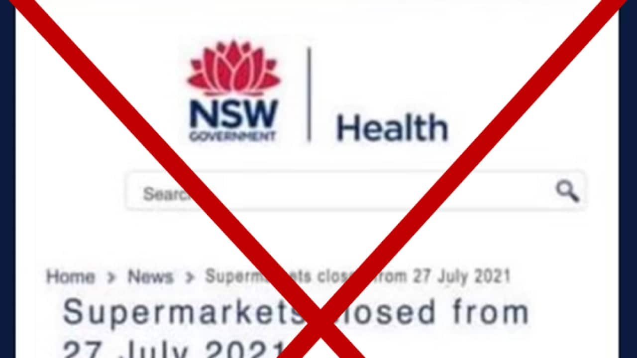 NSW Health issues scam alert