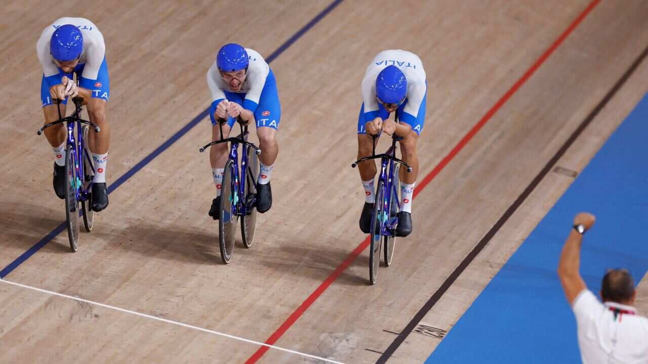 Italy Team Pursuit Olympics