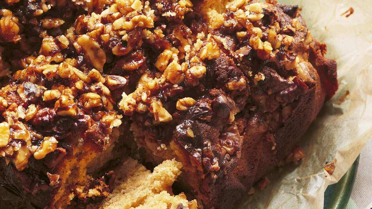 Hedvig’s brown butter, miso and walnut cake