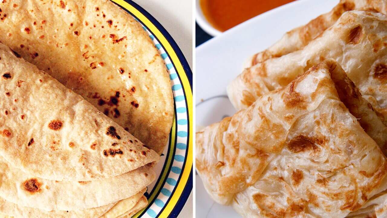 Two types of roti