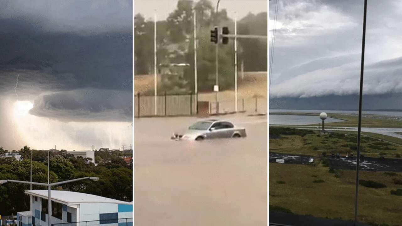 Sydney has been lashed by a severe storm.