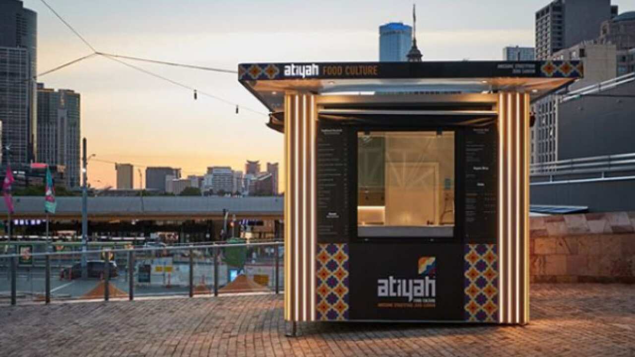 atiyah at Federation square