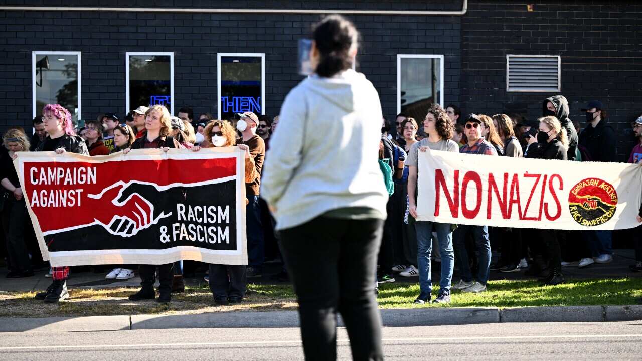ANTI NAZI PROTEST