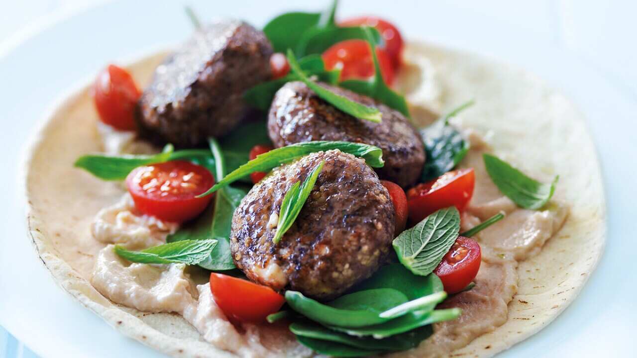 Greek-inspired lamb meatballs