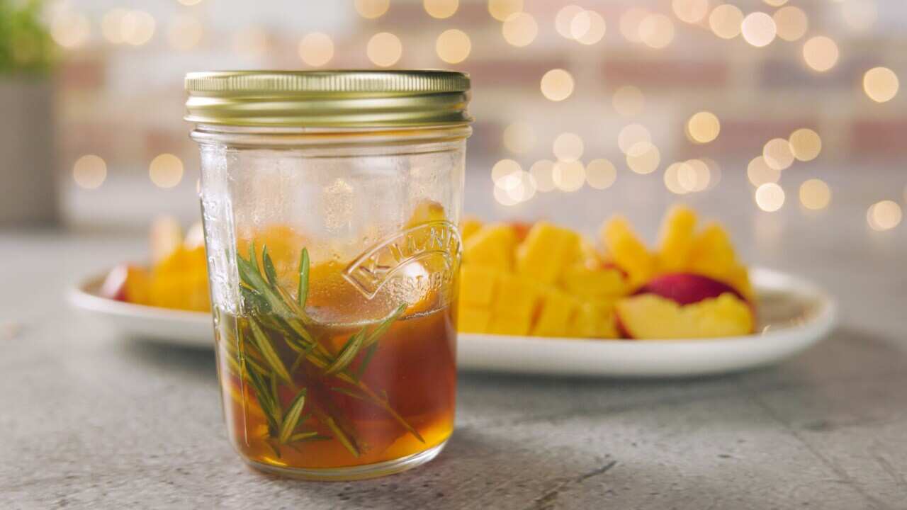 Rosemary and orange honey