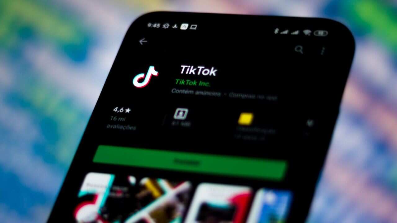 TikTok (Douyin) logo seen displayed on a smartphone