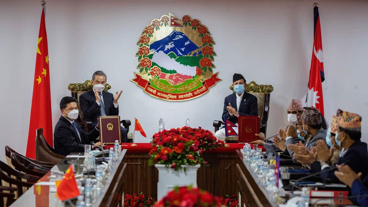 A Memorandum of Understanding (MoU) has been signed between the two sides for financial and technical assistance, feasibility study of the transmission line projects, and a team of Chinese health workers providing services in Nepal.