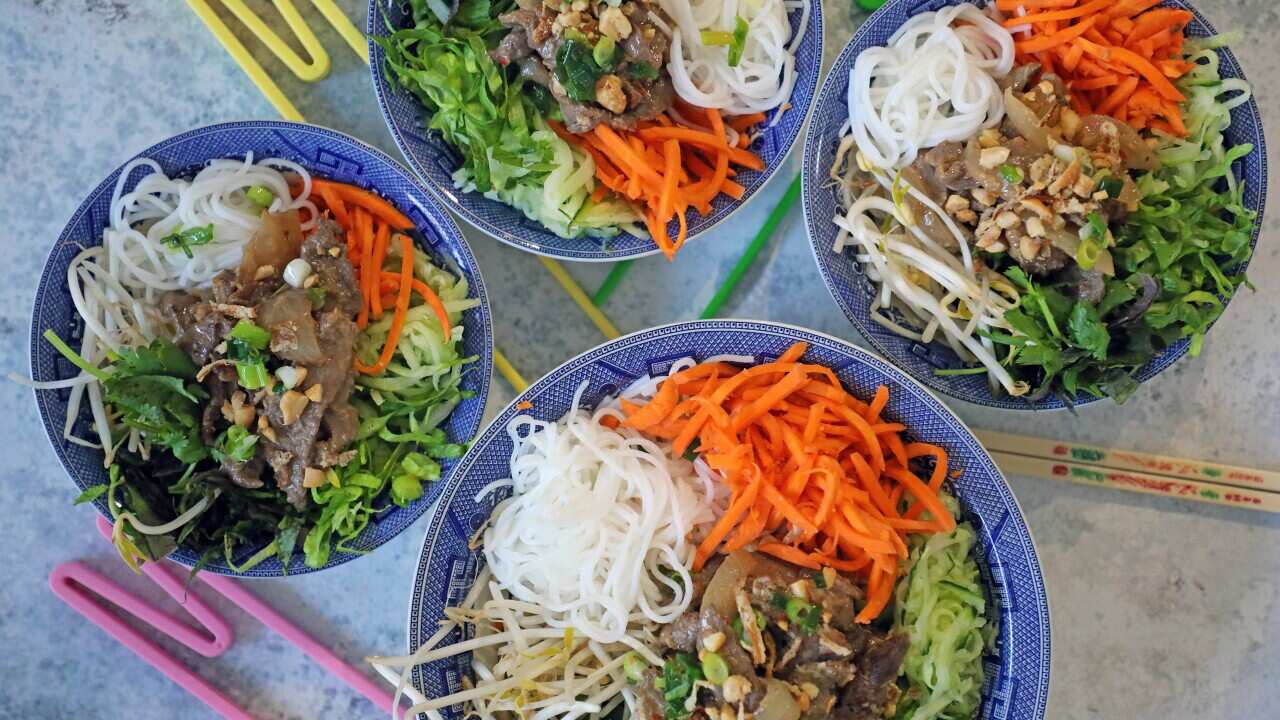 Beef noodle bowl