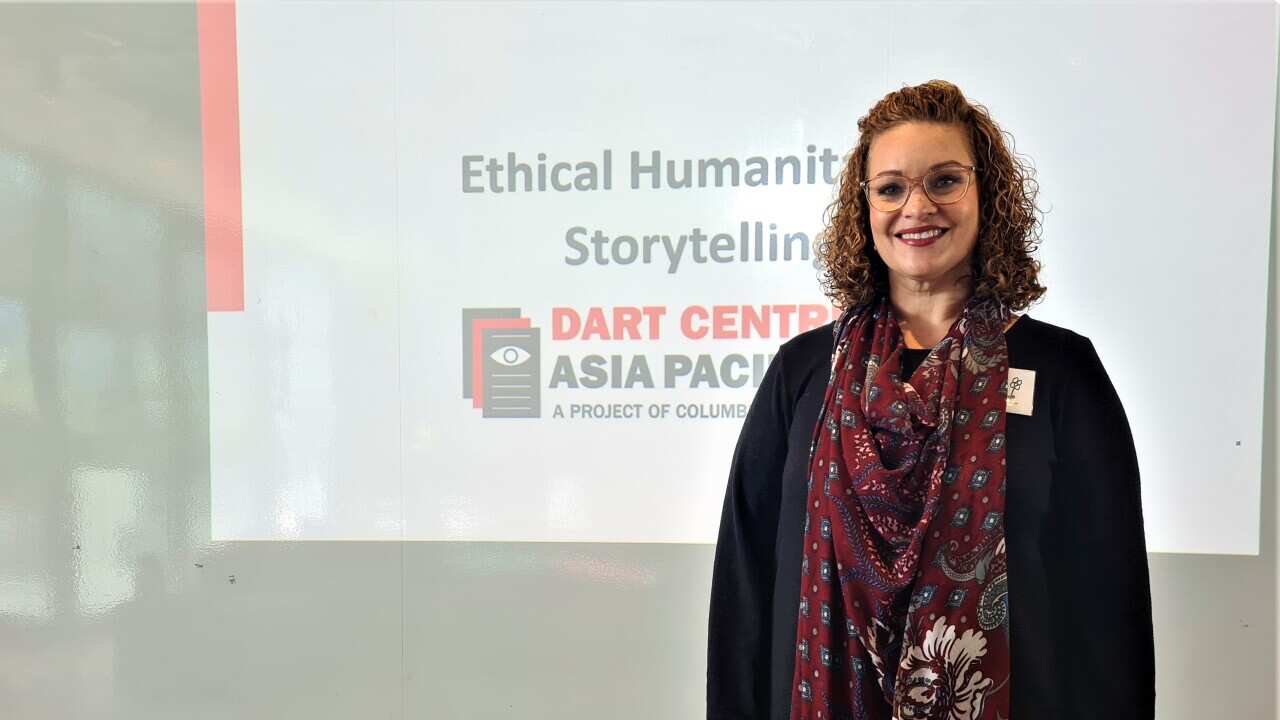 Greek-Australian humanitarian, registered nurse, and paramedic Helen Zahos.