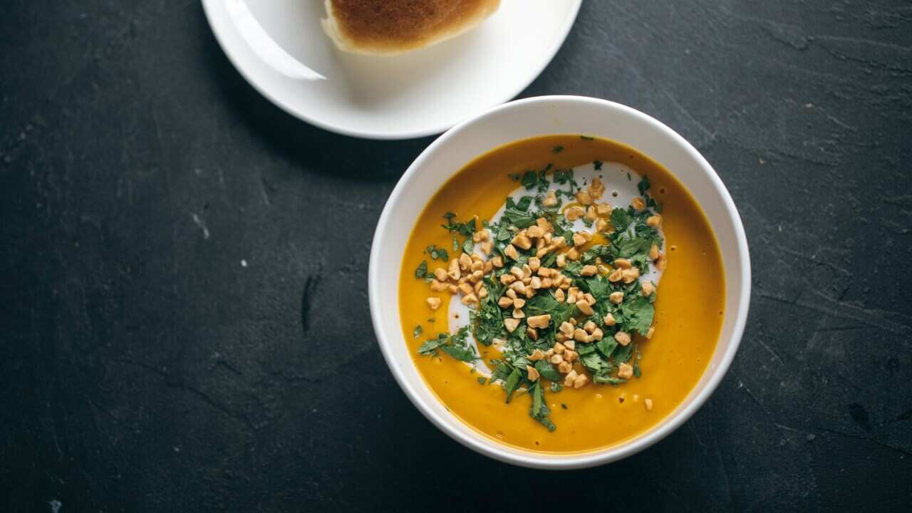 Thai pumpkin soup