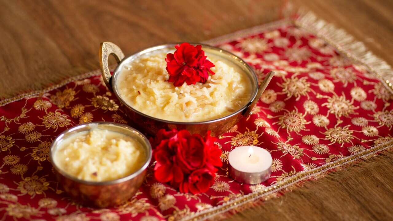 Kheer in Indian pudding