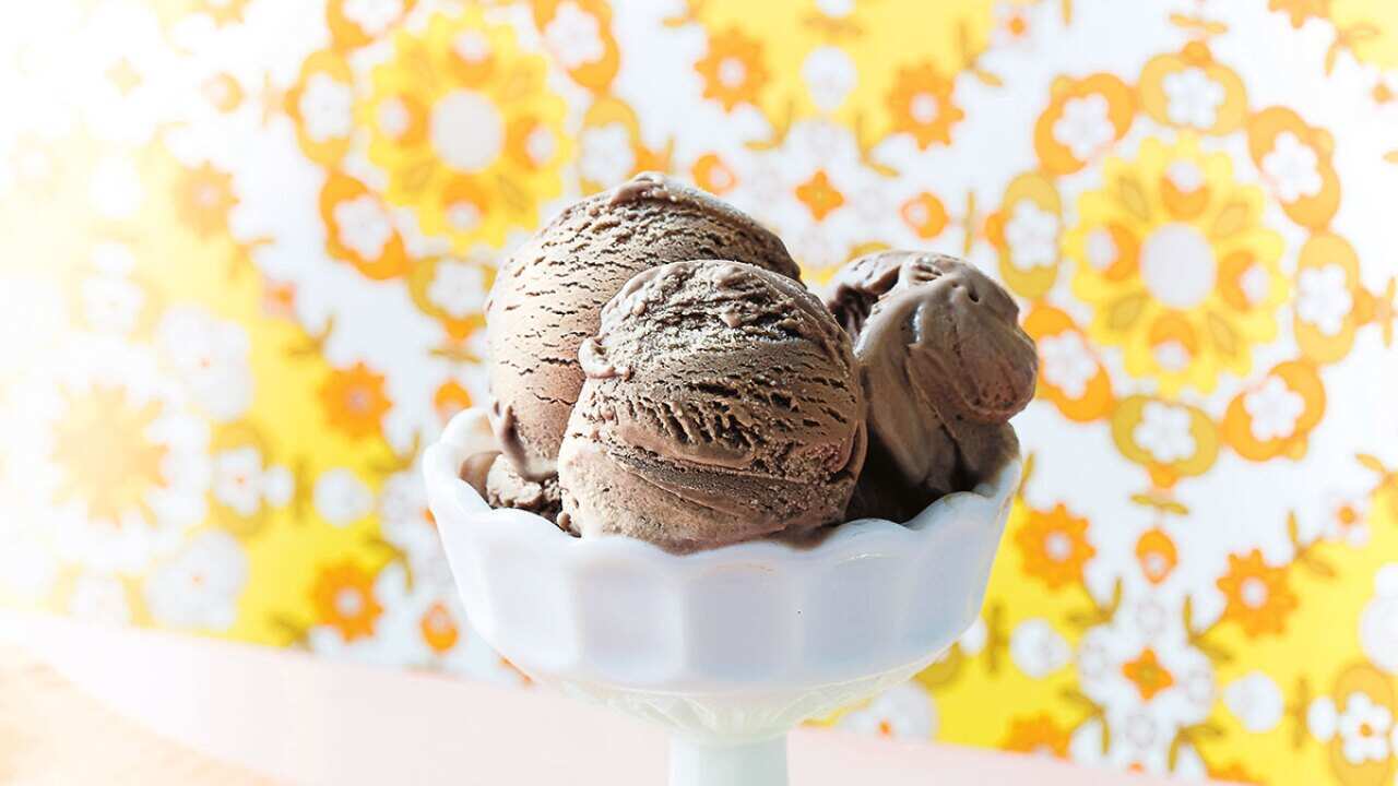 Dairy milk chocolate ice-cream