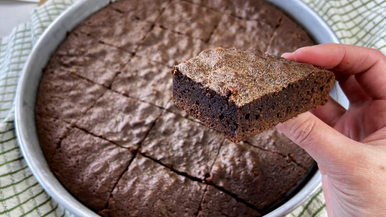 Three ingredient brownie