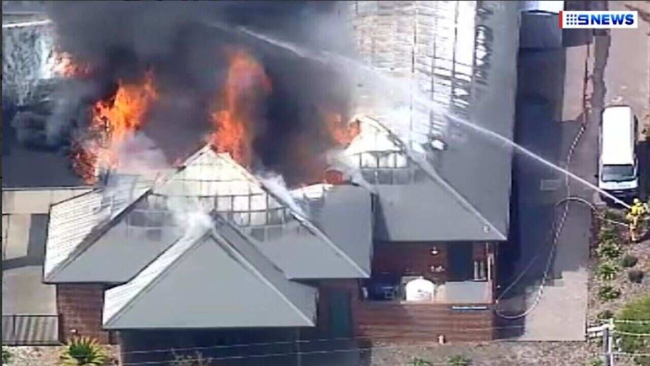 A fire has broken out at a Melbourne aged care home in Cranbourne.