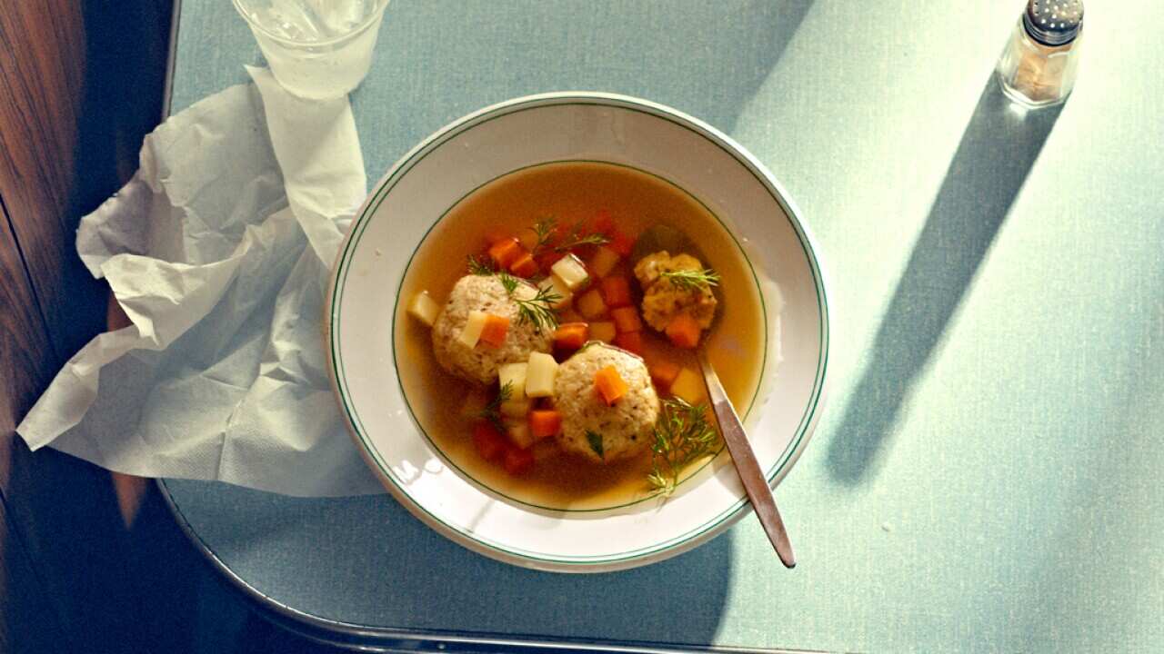 Matzo ball soup