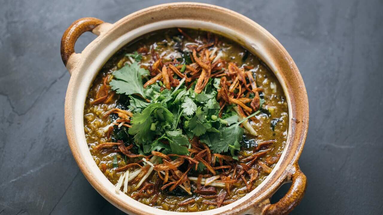 Sprouted lentil dhal