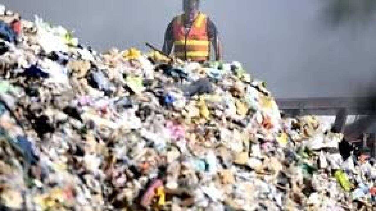 The owners of a Victorian site left covered in recycling waste have gone into liquidation. 