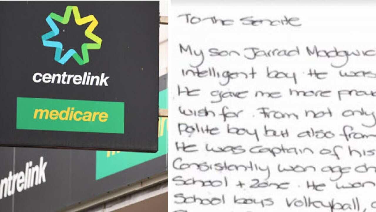 The heartbreaking letters were submitted to a Senate inquiry.