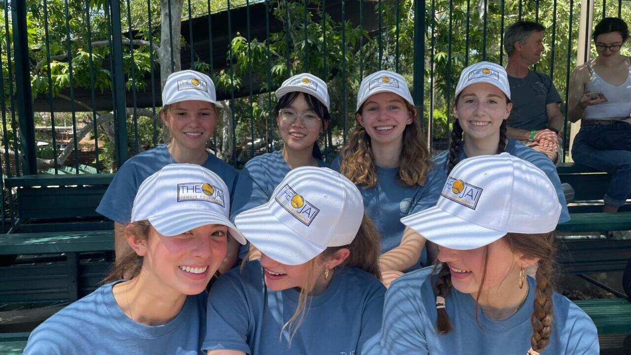 Grace (back row, second from left) with her classmates