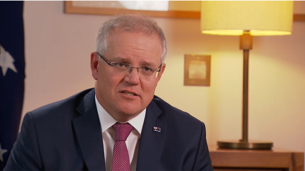 Prime Minister Scott Morrison talks about Australia's response to the coronavirus crisis. 