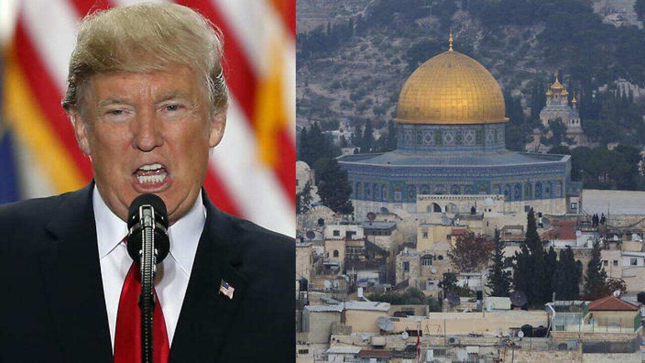 The United States has formally recognised Jerusalem as the capital of Israel.