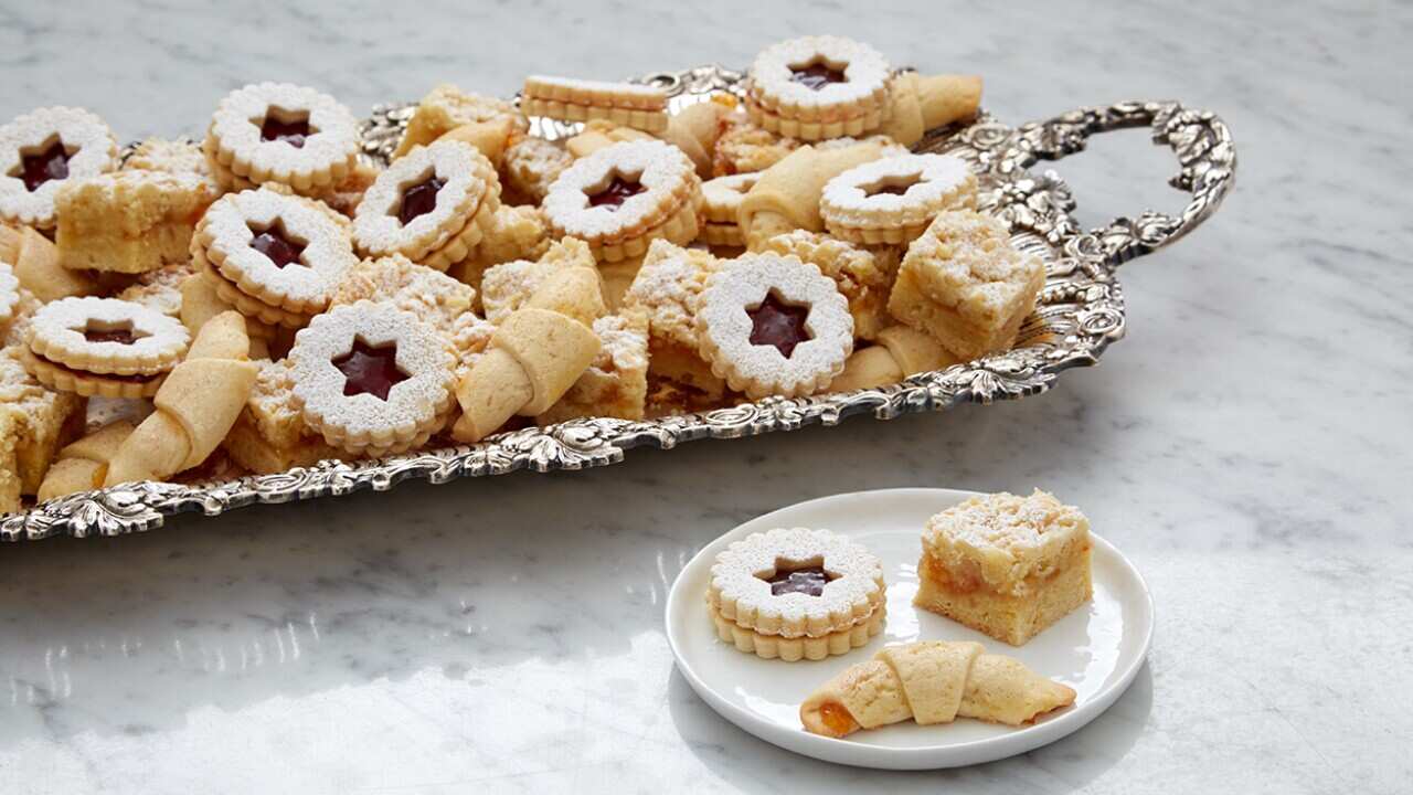 Festive jam cookies three ways