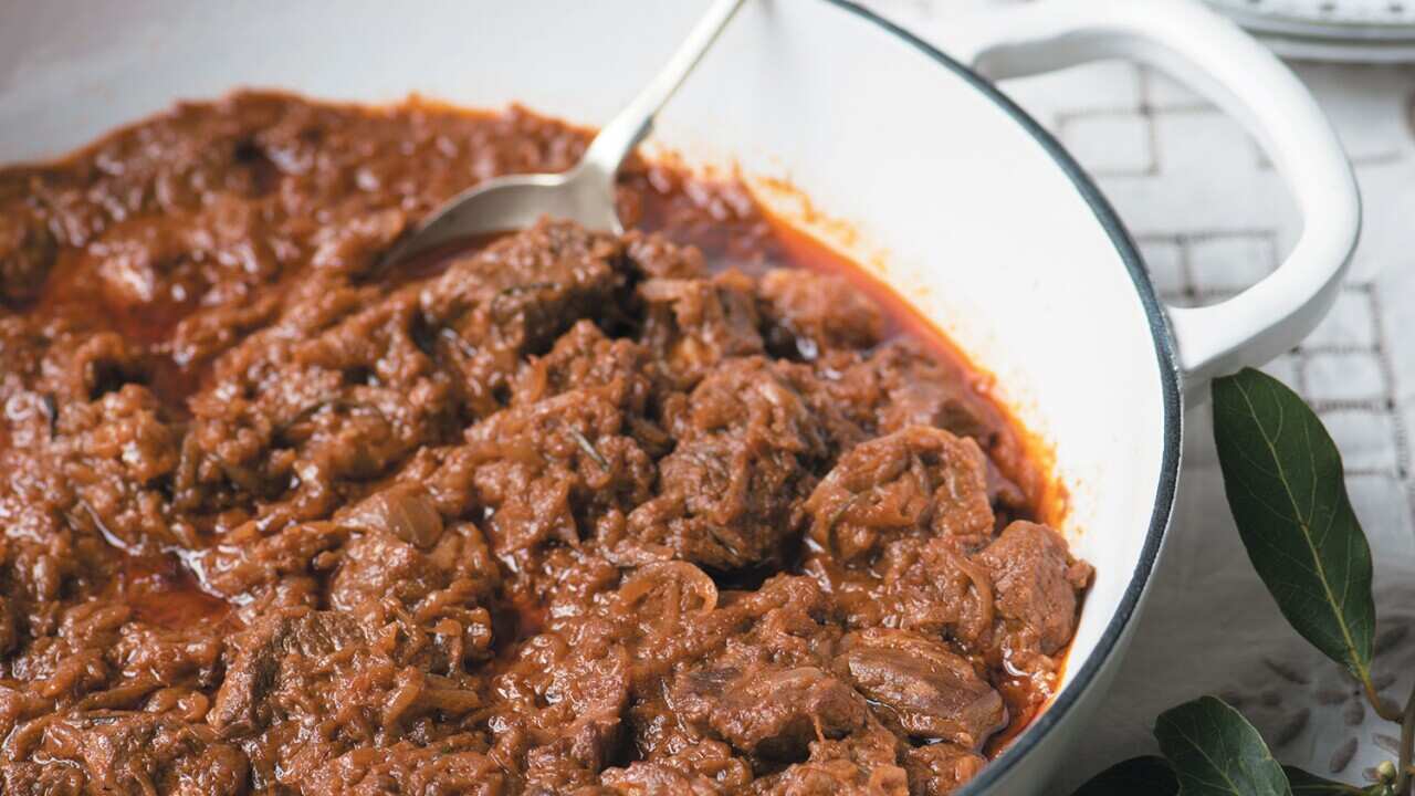 Beef goulash Trieste style