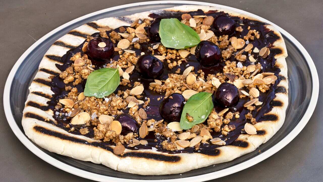 Chocolate pizza