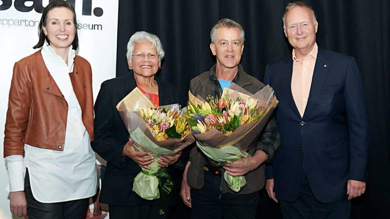 Kaiela Artists, Jack Anselmi and Cynthia Hardie, Yorta Yorta (VIC) picked up the main prize at ICAA