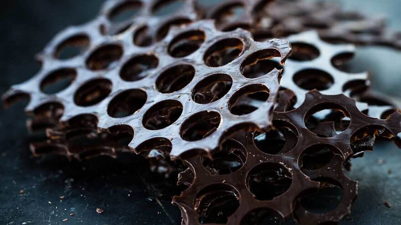 Chocolate bubble wrap