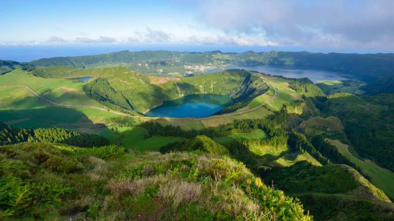 Portugal, Azores, Sao Miguel, Caldera Sete Cidades