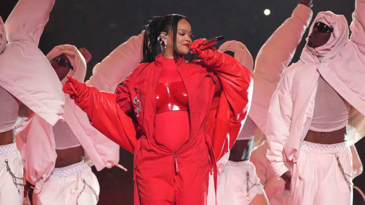 Rihanna at the Super Bowl