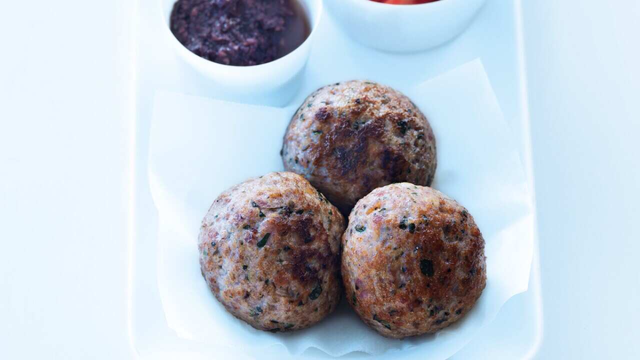 Pork and fennel meatballs