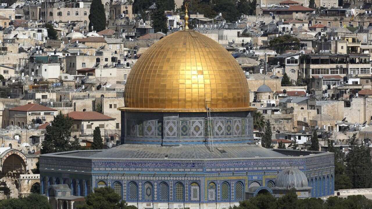 The Al-Aqsa Mosque compound in Jerusalem.