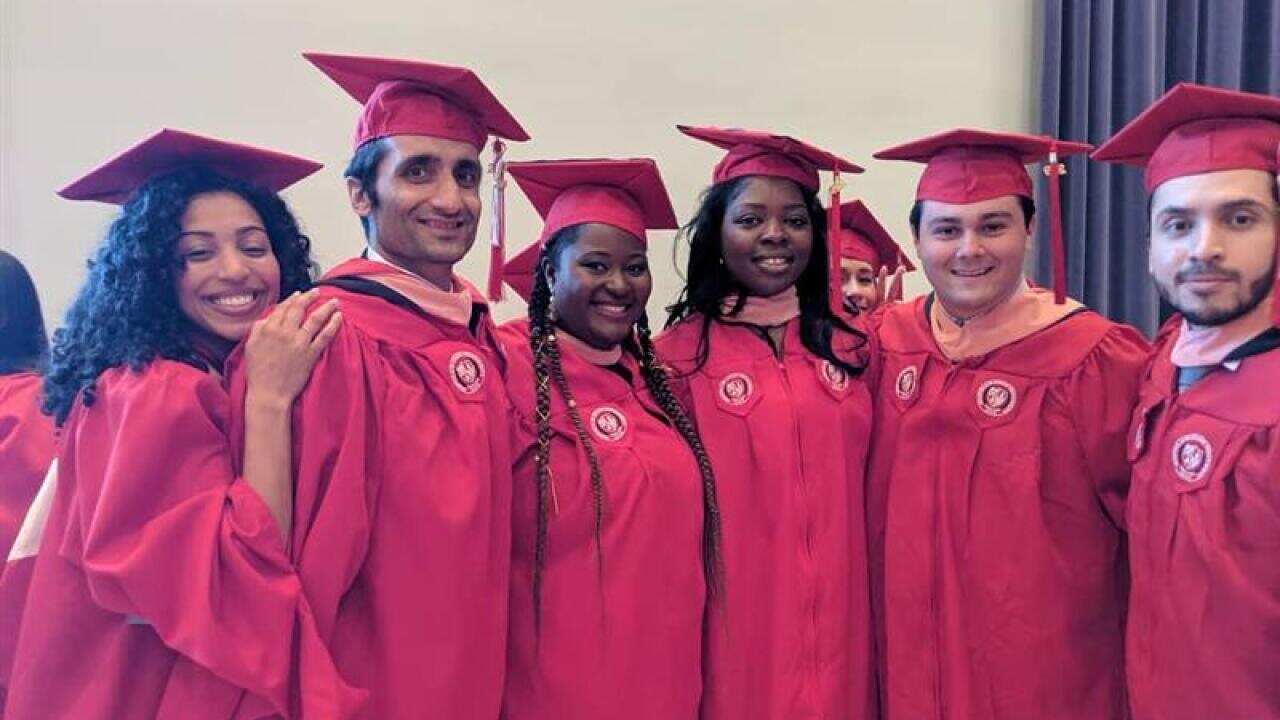 Naseer Malikzai at his US graduation ceremony