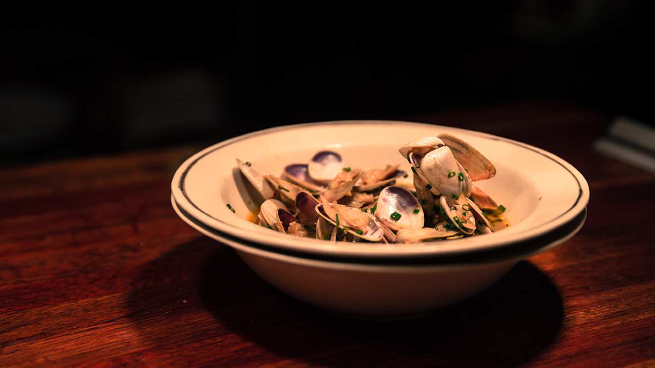 Pipis with cider