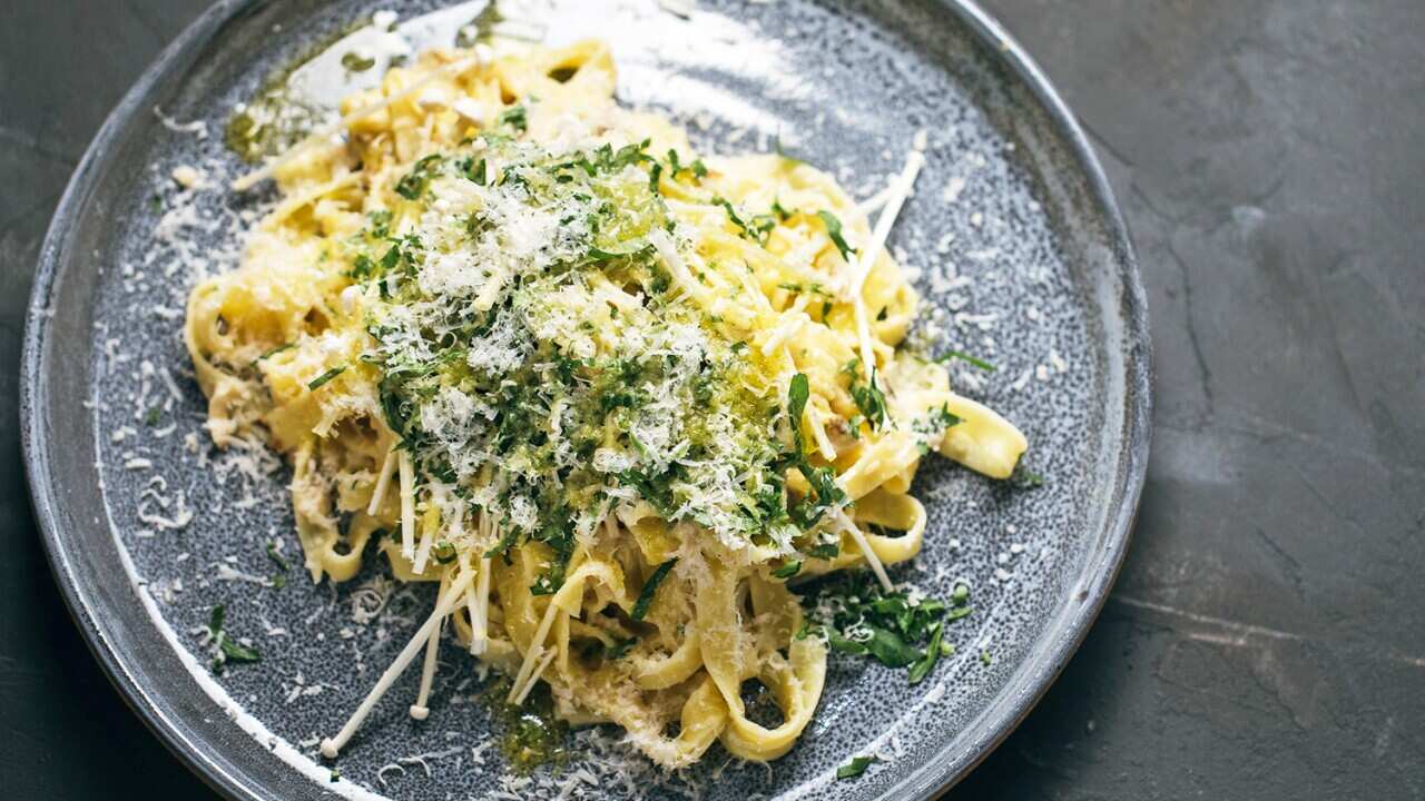 Wild mushroom tagliatelle