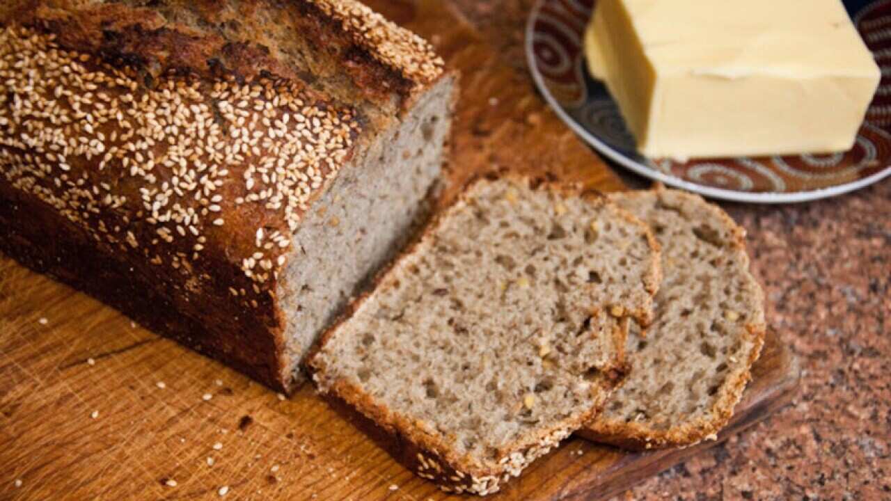 Bread made from Indigenous grains 