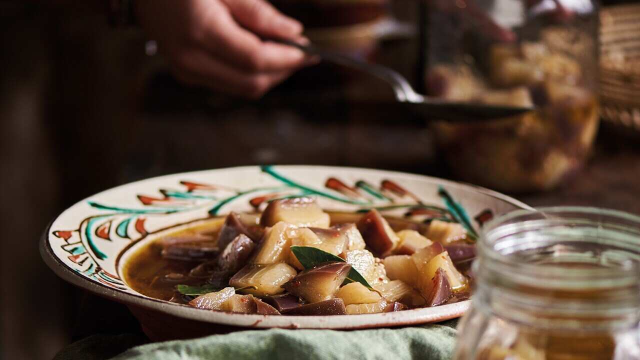 Eggplant escabeche