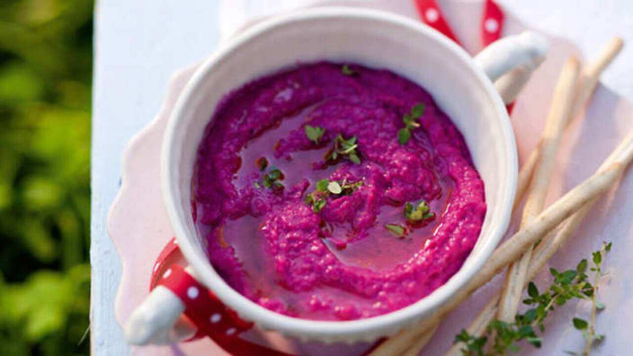 Moroccan beetroot dip