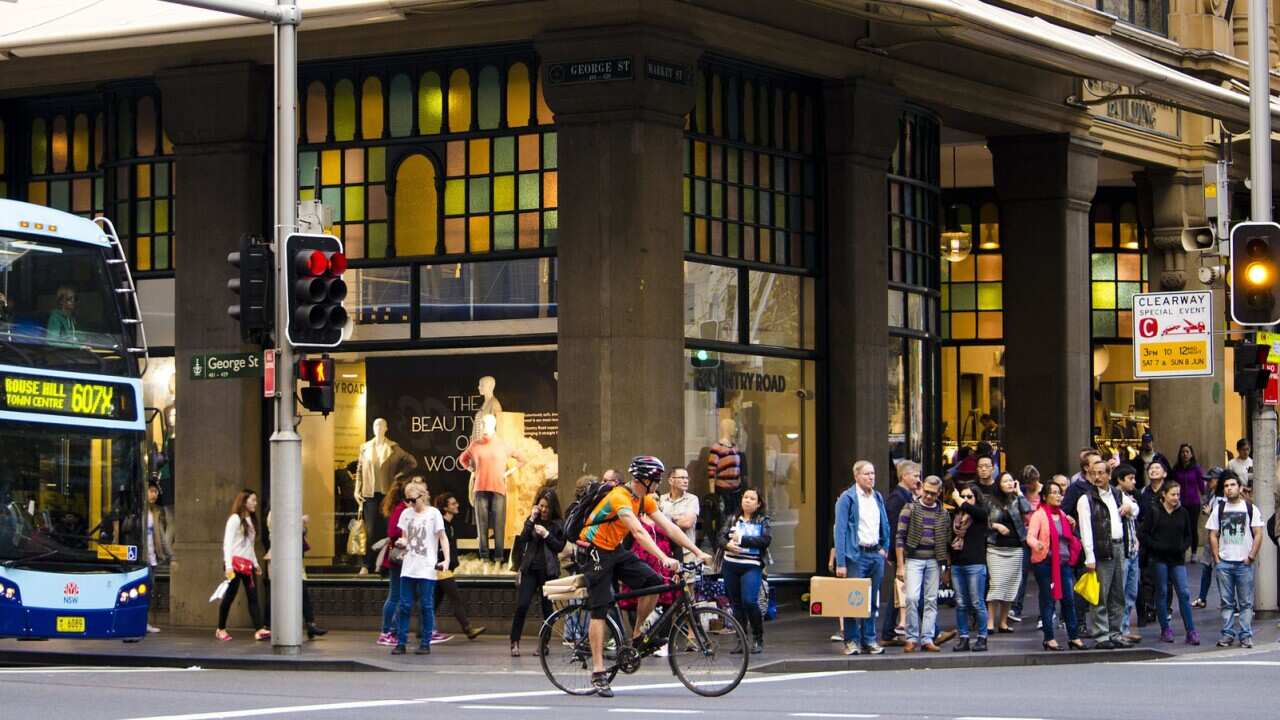 An image of an intersection in Sydney